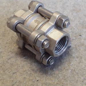 RVS terugslagklep 0,5 inch