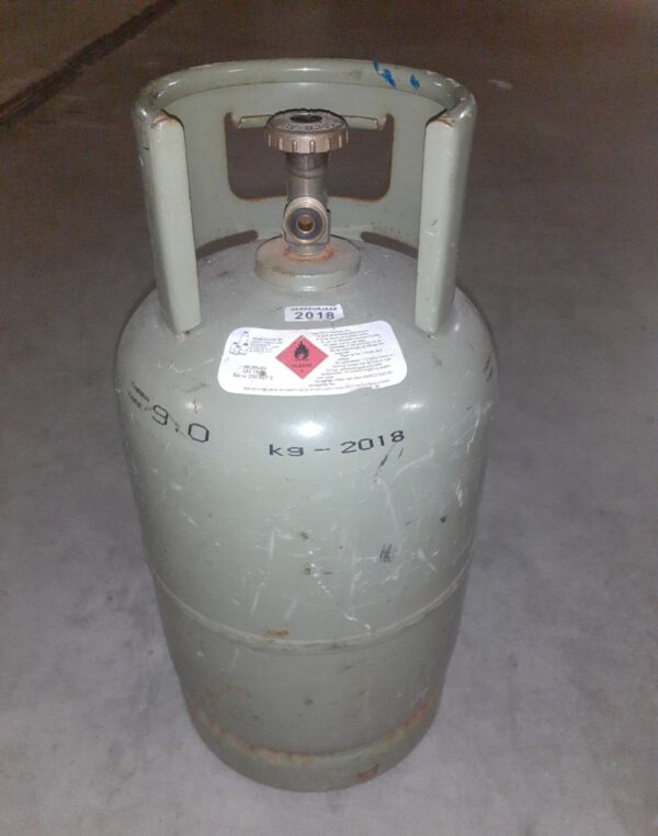 Gasfles voor decoratie