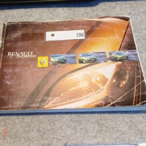 Renault Scenic instructieboek (item 192)